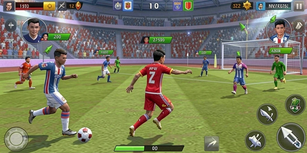 Grafis luar angkasa yang menakjubkan dan detail.