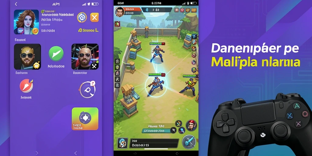 Screenshot dari mode multiplayer yang seru.