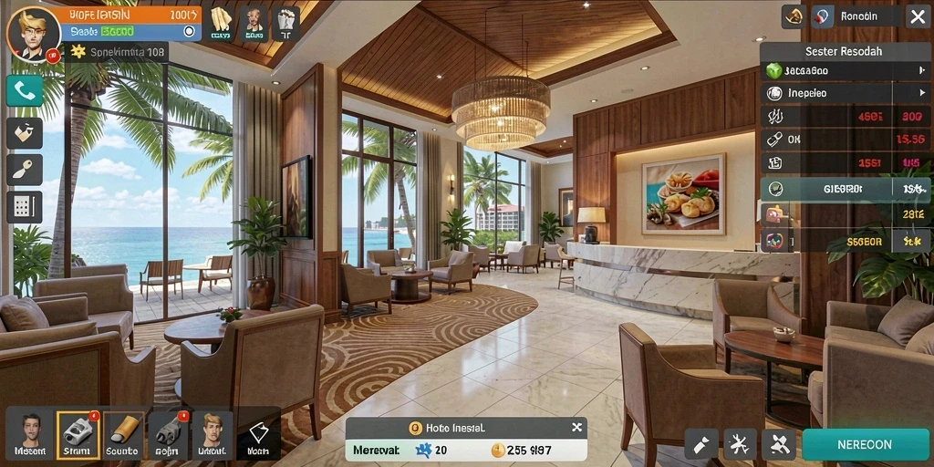 Level yang penuh tantangan dan rintangan menarik.